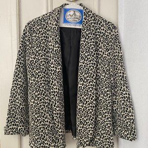 Petite Medium Leopard Print Jacket